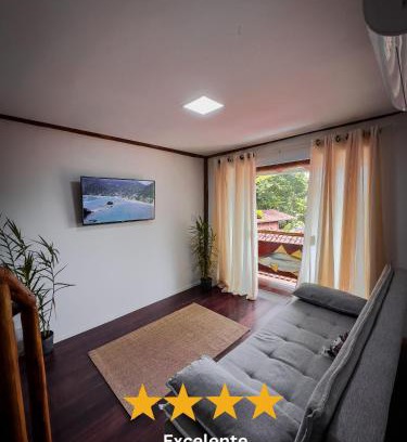 Vila do Abraao Apartment | Pet-Friendly Flats do Pe na Areia with Hot Tub & High Ratings