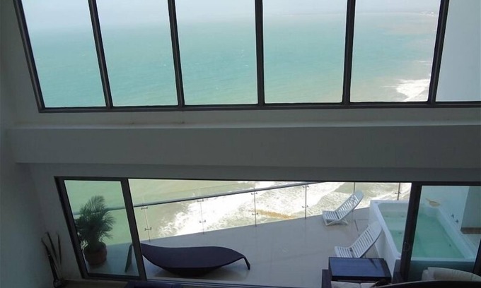 Marbella Apartment | Elegant Floating Penthouse Loft with Private Hot Tub