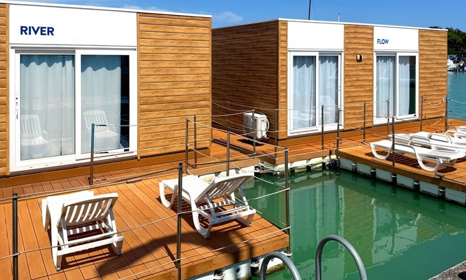 Lignano Riviera Boat Rental | Exceptional Floating Resort with Pool, Spa & Pet-Friendly Stays