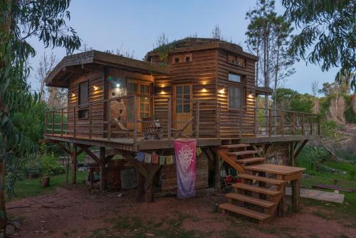 La Esmeralda House | Pet-Friendly Flor de Vida Geocabañas with Oceanfront Views