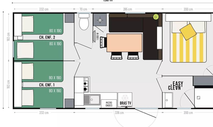 Granges-Aumontzey House | Comfortable Camping Flower La Sténiole - Premium Mobile Homes