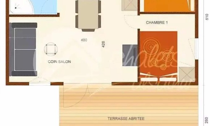Leval Ski Chalet | Comfortable Chalet at Campsite Flower du Lac with Spa & Breakfast