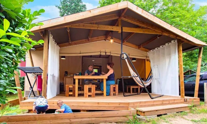 Saumur House | Discover Ecolodge Cotton Toilée at Campsite Flower L'Ile d'Offard