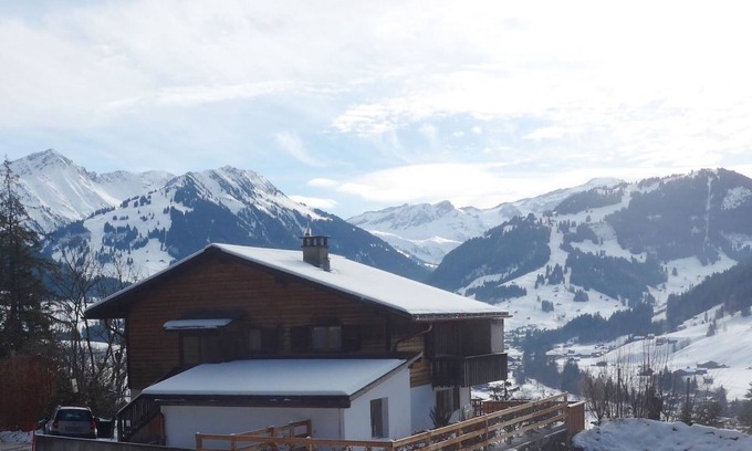 Saanen Apartment | Delightful Fluehüsli by Interhome: Spa & Breakfast Included