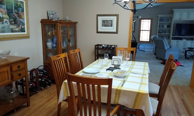 Bloomington House | Explore Bloomington: Pet-Friendly 4-Bedroom Retreat with WiFi