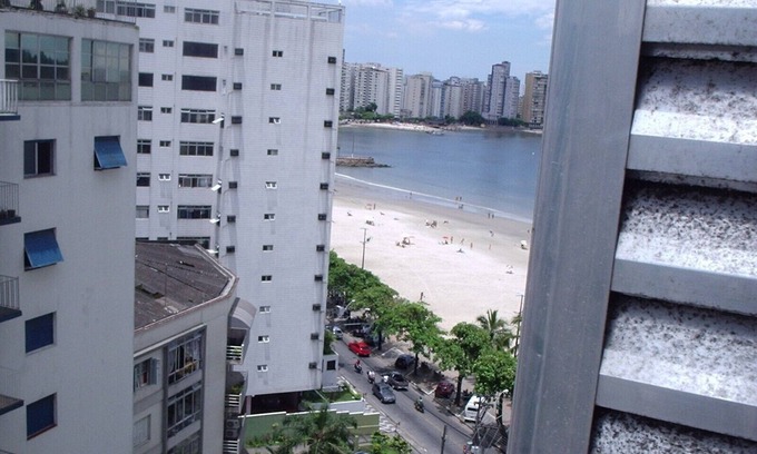 Sao Vicente Apartment | Seaside Retreat: Guest Rated 9.8, Oceanfront & Pool Access