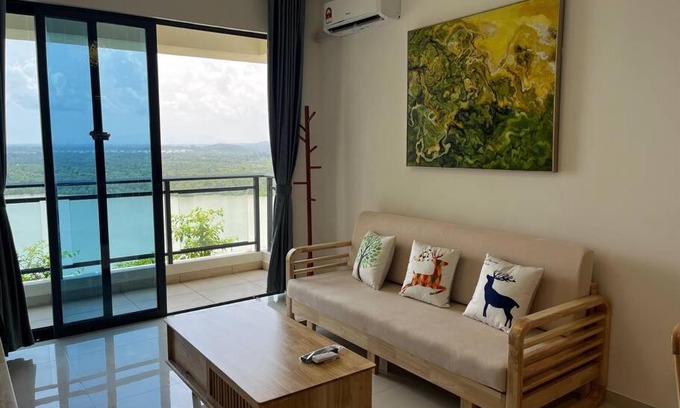 Gelang Patah Apartment | Scenic Forest City Sea View Homestay with Pool & Family Fun