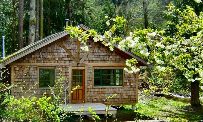 Powell River Cottage | Idyllic Forest Garden Cottage with Oceanfront Views