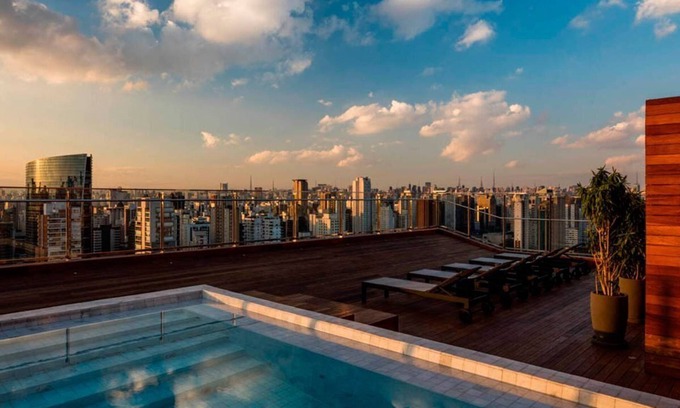 Vila Nova Conceicao Apartment | Relax at Forma Itaim: Pool, Spa & Ocean View Retreat