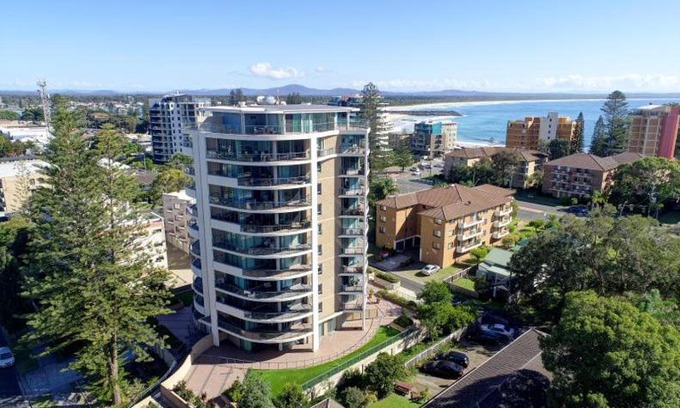 Forster Apartment | Ocean View Forster Holiday Apartment with Pool & More