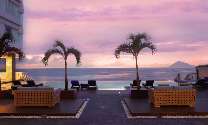 Manado City Centre Hotel | Discover Four Points by Sheraton Manado: Pool & Spa Retreat