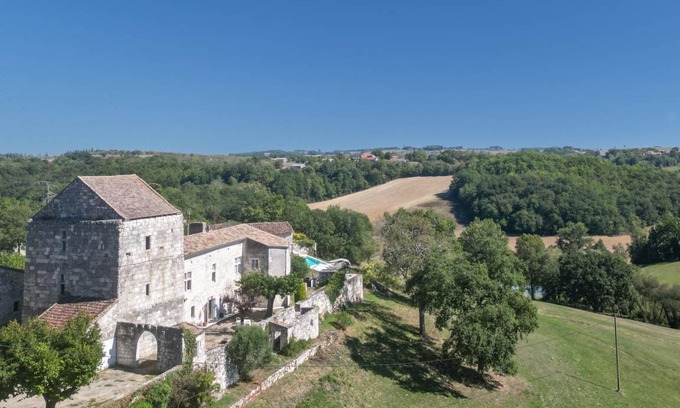 Saint-Martin-de-Beauville Villa | Indulge in Relaxation at Château de Galaup Hotel Retreat