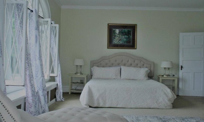 Saranac Lake Bed & Breakfast | Indulge at Franklin Manor: King Suite with Private Porch