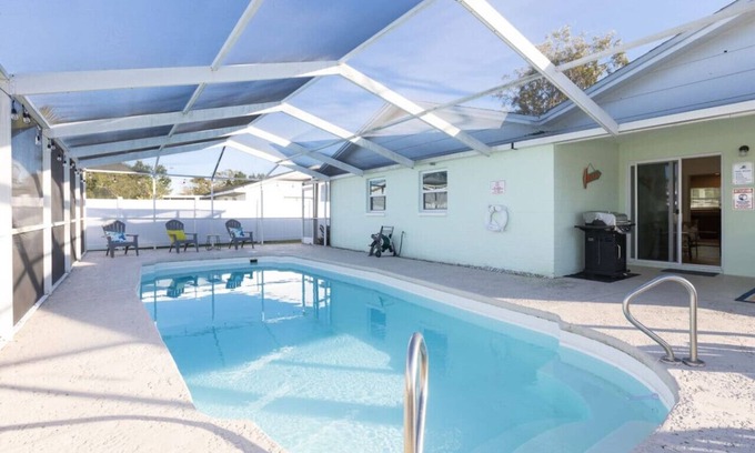 Apollo Beach House | Private Heated Pool Retreat with Oceanfront Views