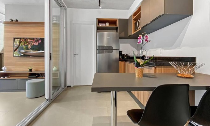 Bela Vista Apartment | Modern Frei Caneca: Pool, Gym & Co-Working Spaces