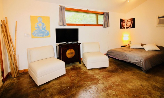 Cherrywood Apartment | French Place Contemporary Studio, Lofted Ceiling & Large Windows