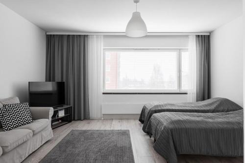 Pori Apartment | Modern 2BR Apartment with Pool & Free Parking