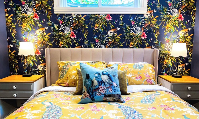 Hudson Apartment | Frida Kahlo-Themed Apartment for Families - Steps to Beach, Vibrant Art & Nature