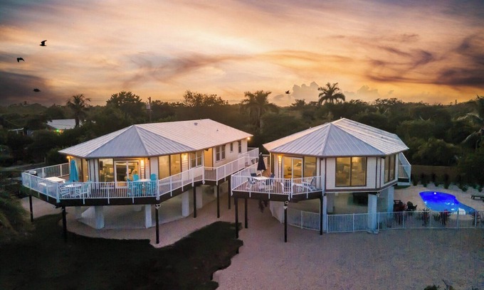 Little Torch Key House | Frigate's Nest: Guest Rated 10/10 with Open Water Views