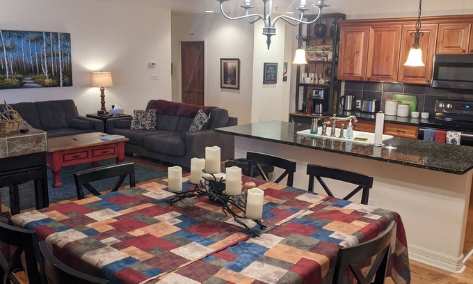 Frisco Condo | Experience Frisco Main Street Bliss with Balcony Views