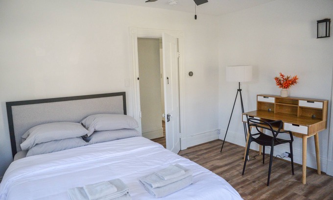 Sussex House | Front Lake House View. Sleeps up to 4.Convenient location. Unit#2. NoLake access