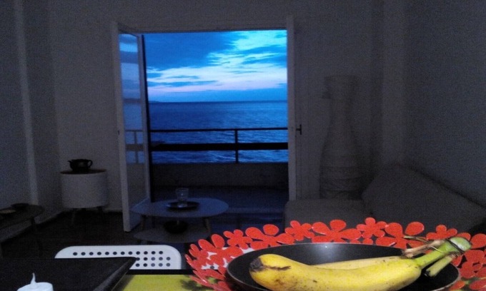 Korithion Apartment | Unforgettable Oceanfront Apartment with 180° Seaview