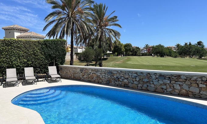 Torre-Pacheco Villa | Idyllic 3 Bedroom Villa with Private Pool & Golf Views