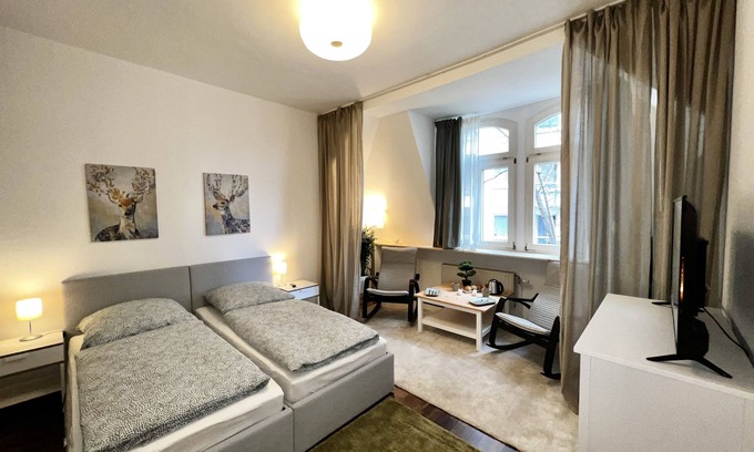 Erfurt Old Town Apartment | Prime Apartment in Erfurt with Kitchen & Pet-Friendly Amenities