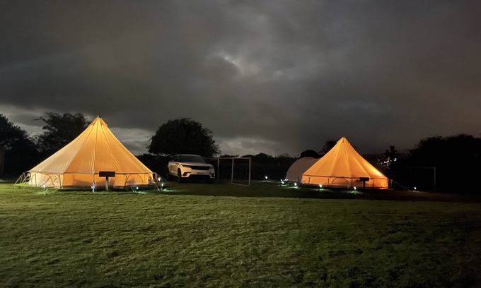 Truro Cabin | Top-Rated Glamping Experience in Benson with Private Bath