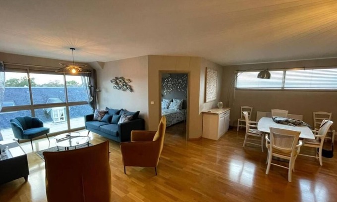 Agon-Coutainville Apartment | Fully renovated apartment in the center of Coutainville with elevator