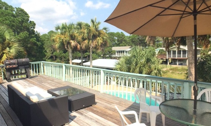 Alligator Point House | Cozy Beach House with Pool and Oceanfront Views