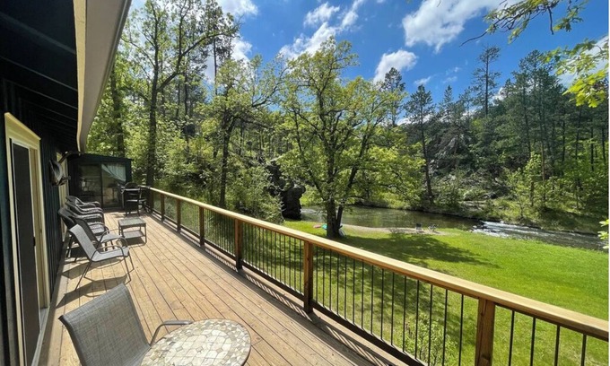 Rapid City House | Historic Cabin with Swimming Hole & Amazing Amenities