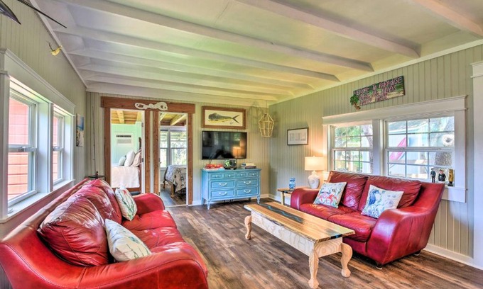 Cedar Lane House | Discover the Renovated Sargent Cabin with Deck & Dock