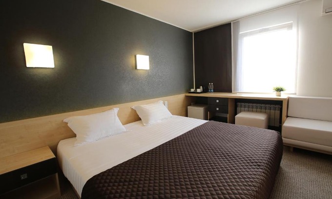 Sverdlov District Hotel | Eco-Friendly Futuro Hotel Bishkek with Hot Tub & Breakfast
