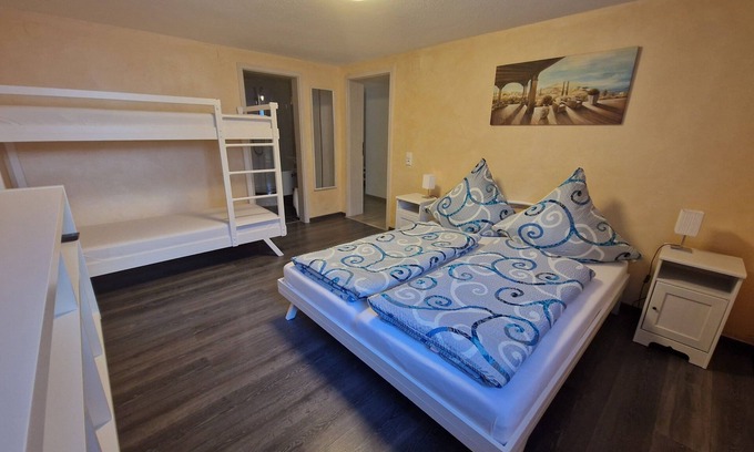 Rust Apartment | Gästehaus Dimura: Family-Friendly Retreat with Ocean Views
