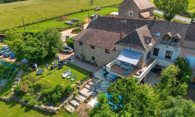 Vers House | Gîte 12 per: Guest Rated 10/10 with Ocean View & Spa