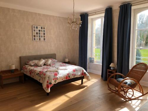 Rollainville Bed & Breakfast | Gîte de l'Abbaye chambre triple