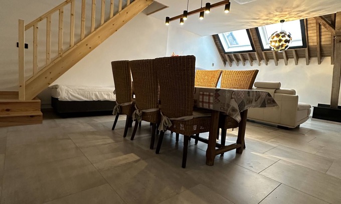 Lobbes Apartment | Charming Gîte de la Vieille Grange: Family-Friendly Stays