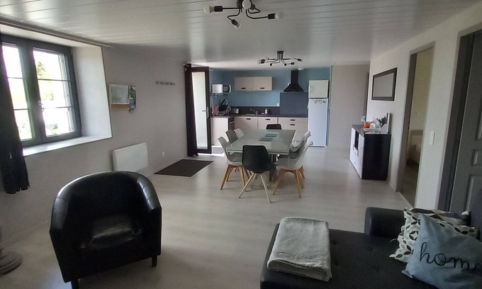 Montboudif Cottage | Gîte des Roches de Faleix: Guest Rated 10/10 with Ocean Views