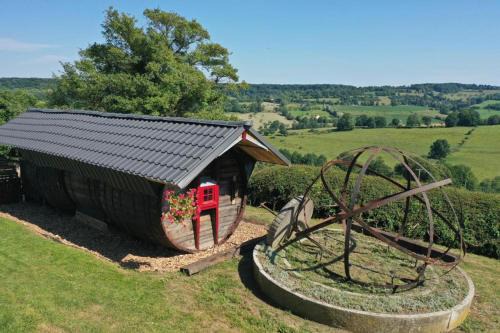 Vimoutiers House | Unique Barrel Accommodations at Gite Le Coup de Foudre