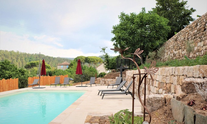 Rosieres House | Gîte Jasmin: Family-Friendly Escape in South Ardèche
