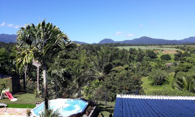 Petit-Bourg Villa | Guest Rated GÎTE KUMQUAT: 3 Bedrooms & Pool with Views