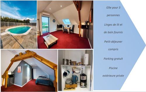 Le Donjon Bed & Breakfast | Oceanfront Studio Les Grandes Menières: Rated 9.5/10
