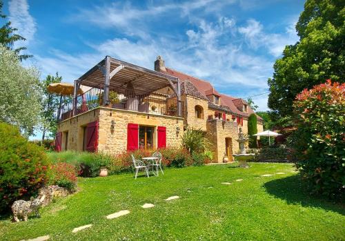 Grolejac House | Gîte Les Pierres Blondes: Oceanfront Retreat with Pool