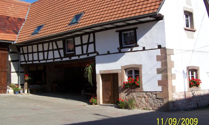 Hunspach Apartment | Discover GÎte rue de l'Ange: Pet-Friendly Retreat with Dining
