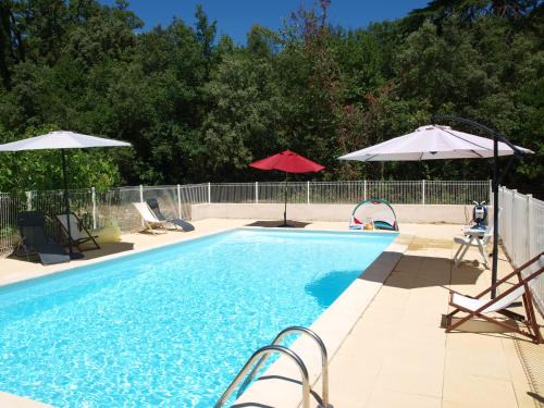 Cannes-et-Clairan Apartment | Charming Gîte Rural du Mas de Coste with Pool & Ocean Views