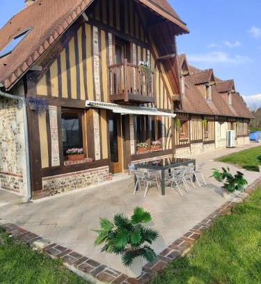 Le Bois-Hellain House | Cozy Gîtes les Deux Vallées with Spa and Ocean Views