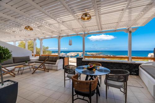 Monolithos Apartment | Gabriel House: Oceanfront Retreat with Private Beach Access