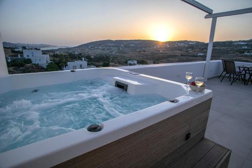 Paros Villa | Relaxing Stay at Galanos Villa with Hot Tub & Family Fun