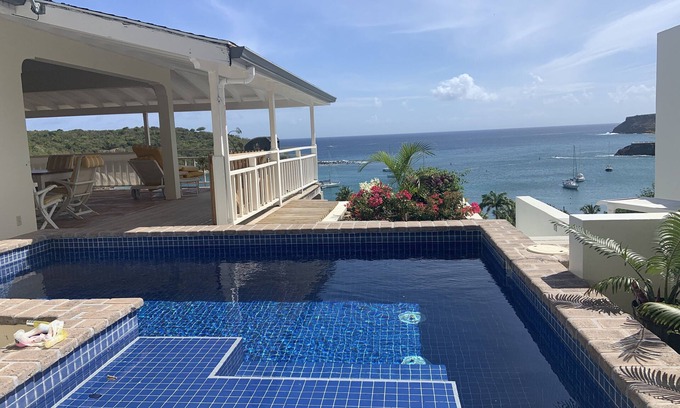 English Harbour Villa | Galleon Beach: Oceanfront Escape with Private Pool & Views